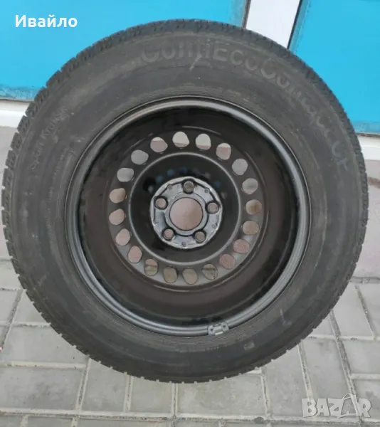 Гума с джанта 205/65 R15 Continental, снимка 1