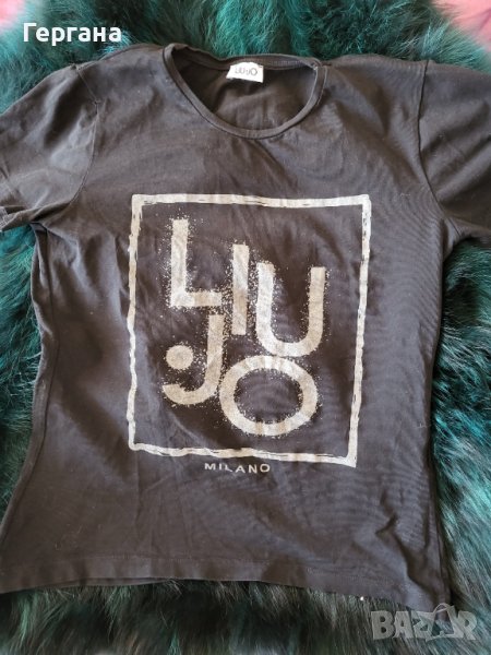 Черна тениска Лиу джо , снимка 1