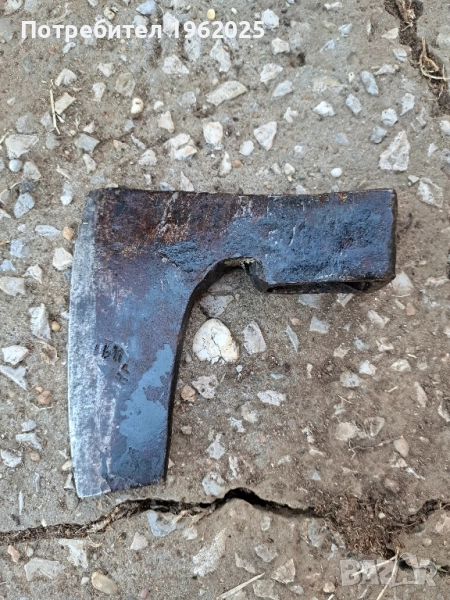 Стара българска кована брадва, снимка 1