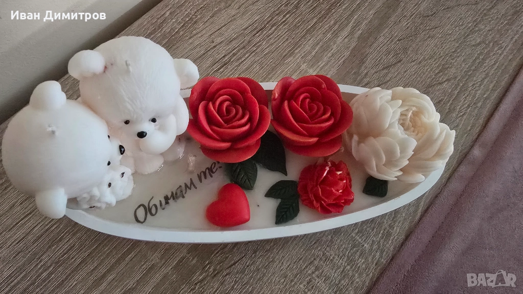 Продавам ароматна свещ за подарък на любимия човек, снимка 1