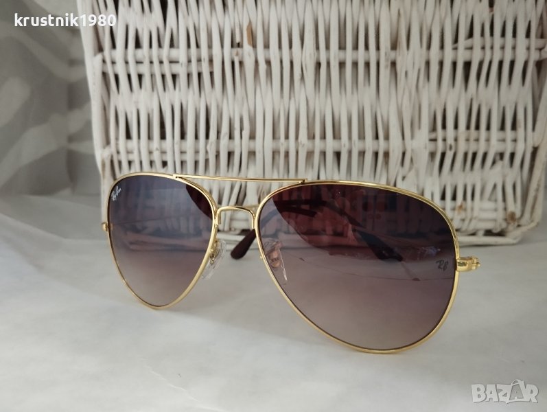 Очила Модерни 17 унисекс слънчеви очила-златна рамка-кафяви., снимка 1