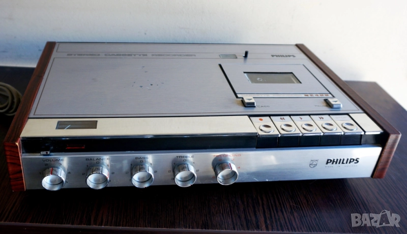 Дек с усилвател Филипс сервизиран, снимка 1