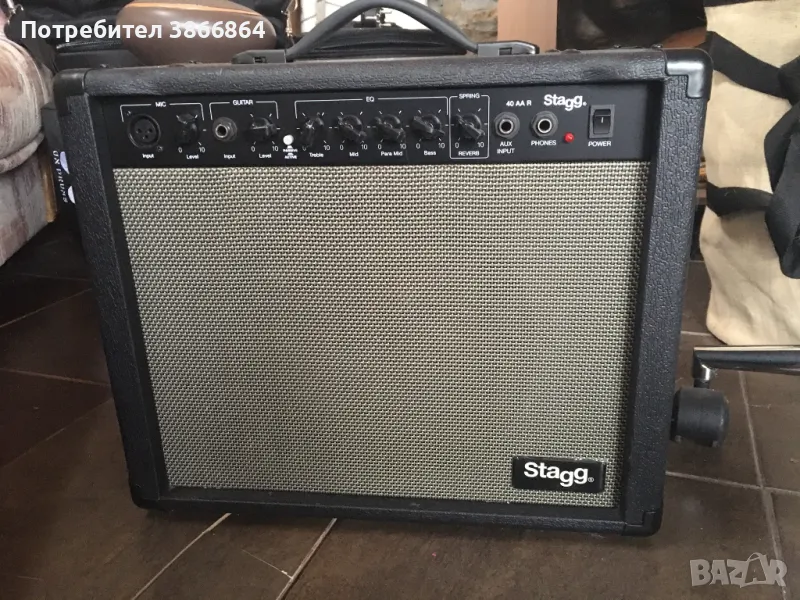 Stagg 40W Усилвател за акустична китара, снимка 1