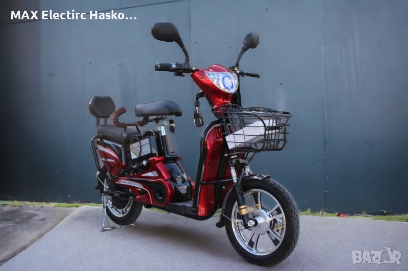 Електрически скутер-велосипед MaxMotors EBZ16 600W - RED, снимка 1