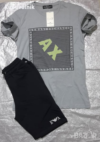 Armani мъжки летни екипи /тениска и къси панталони/ реплика, снимка 1