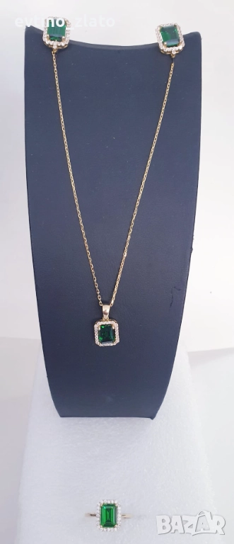 Златни пръстени и обеци 14К, снимка 1