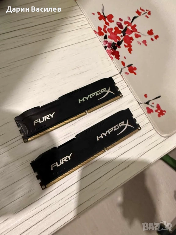 Kingston HyperX FURY 2x4gb DDR3 1333Mhz, снимка 1