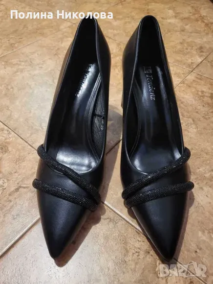 Дамски елегантни обувки от еко кожа 39 номер, снимка 1