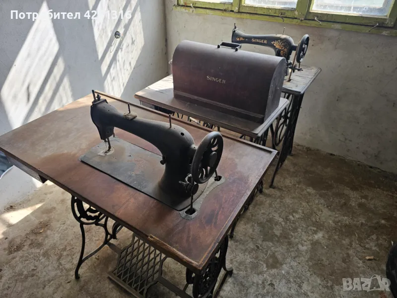 Продавам шевни машини Сингер.Работят перфектно., снимка 1