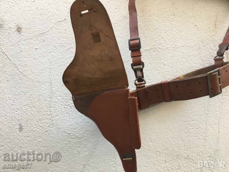 Кобур с колан за Парабелум ВСВ, снимка 1