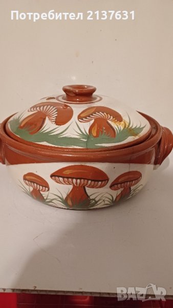 ГОЛЯМ ГЮВЕЧ с КАПАК За ДЕКОРАЦИЯ , снимка 1