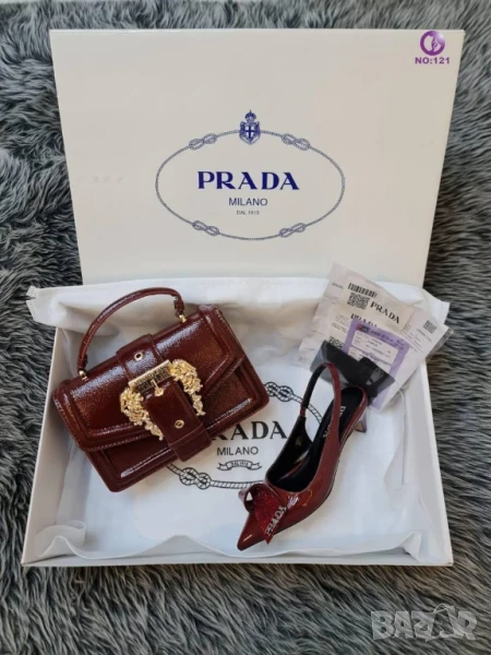 обувки на ток prada, снимка 1