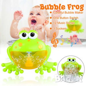 Bubble Frog музикална машинка за балончета , снимка 1