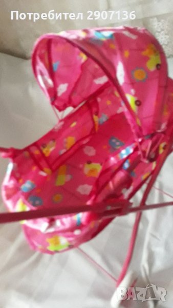 КОЛИЧКА ЗА КУКЛА ЛЕГНАЛА ,ГОЛЯМА , снимка 1