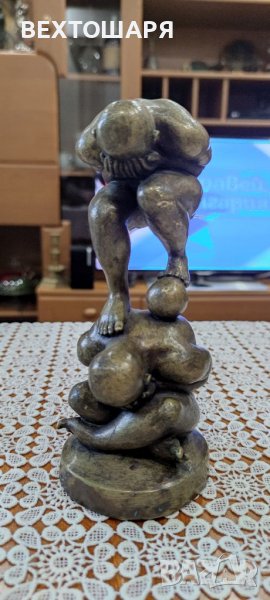 Стара Бронзова Пластика , снимка 1