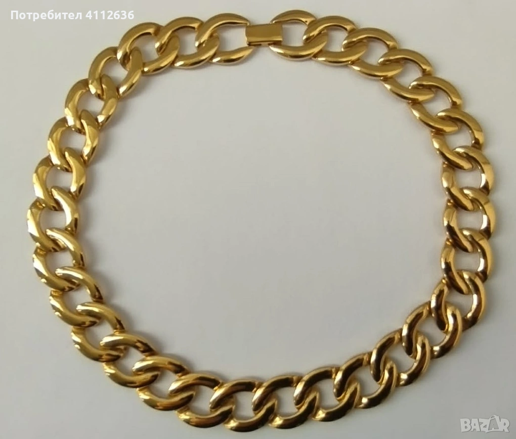 Тройно позлатена винтидж верига Napier, снимка 1