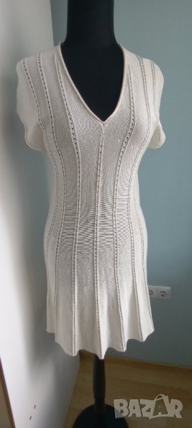 Къса плетена рокля H&M, L, снимка 1