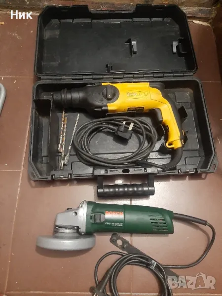 Ъглошлайф и перфоратор, снимка 1