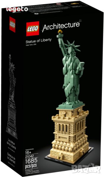 НОВО ЛЕГО 21042 Архитектура - Статуята на свободата LEGO 21042 Architecture Statue of Liberty 21042, снимка 1