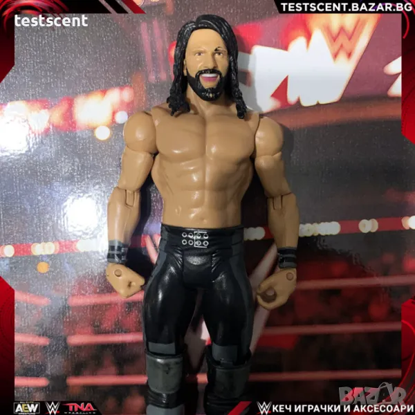 Екшън фигура WWE Seth Rollins Сет Ролинс Mattel Basic играчка , снимка 1