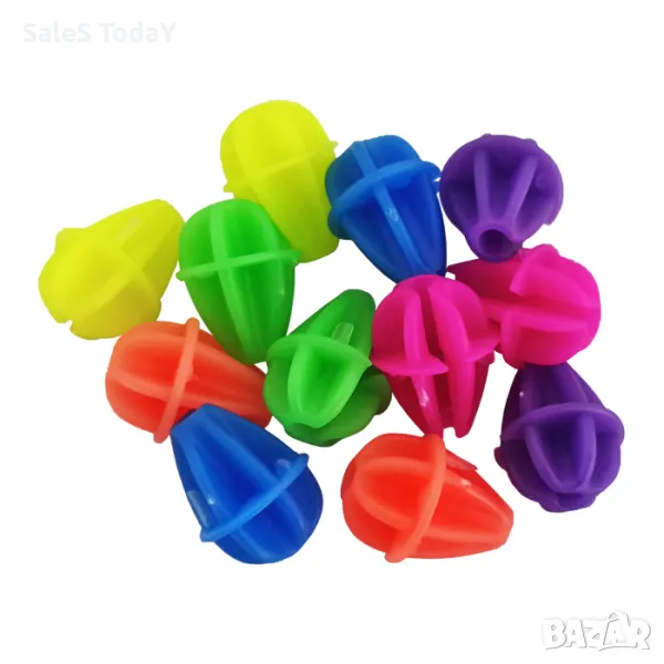 Декорация за Спици- цветни топчета, 36бр, снимка 1