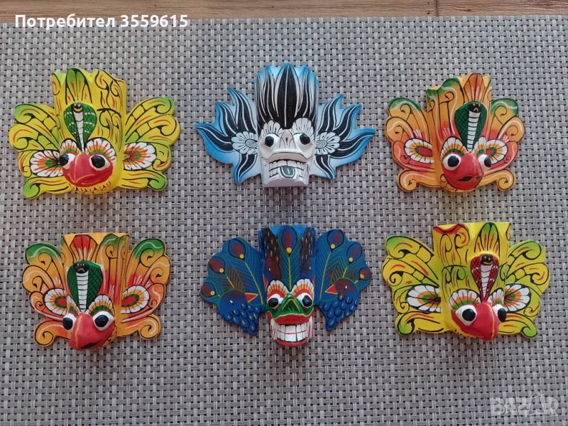 уникални дървени маски от Шри Ланка, снимка 1