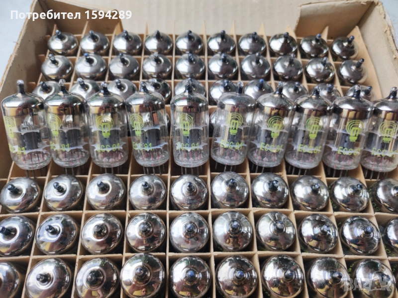 Нови радио лампи RFT ECC81, ECC83 и Tungsram ECC85, снимка 1