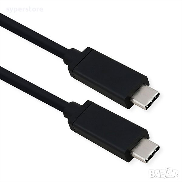 Кабел USB4 C-C, M/M, 0.8m, 40G/s, Value 11.99.9081 SS301251 Мъжко-Мъжко, снимка 1