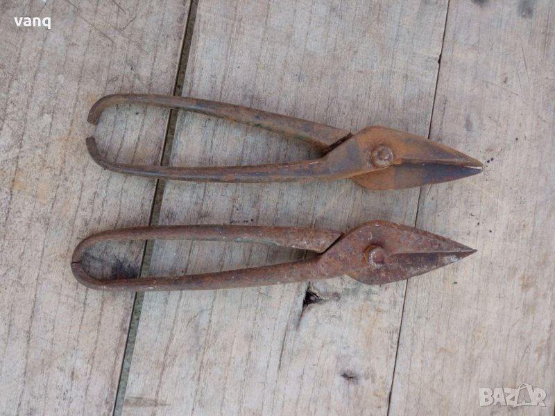 Стари ножеци  за ламарина, снимка 1