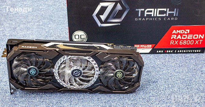 AMD ASROCK Radeon RX 6800 XT Taichi X 16GB OC, снимка 1