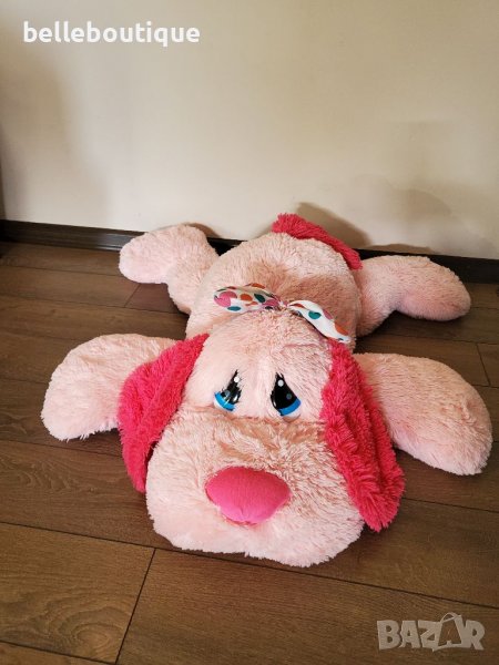 Разкошно голямо розово плюшено куче, снимка 1