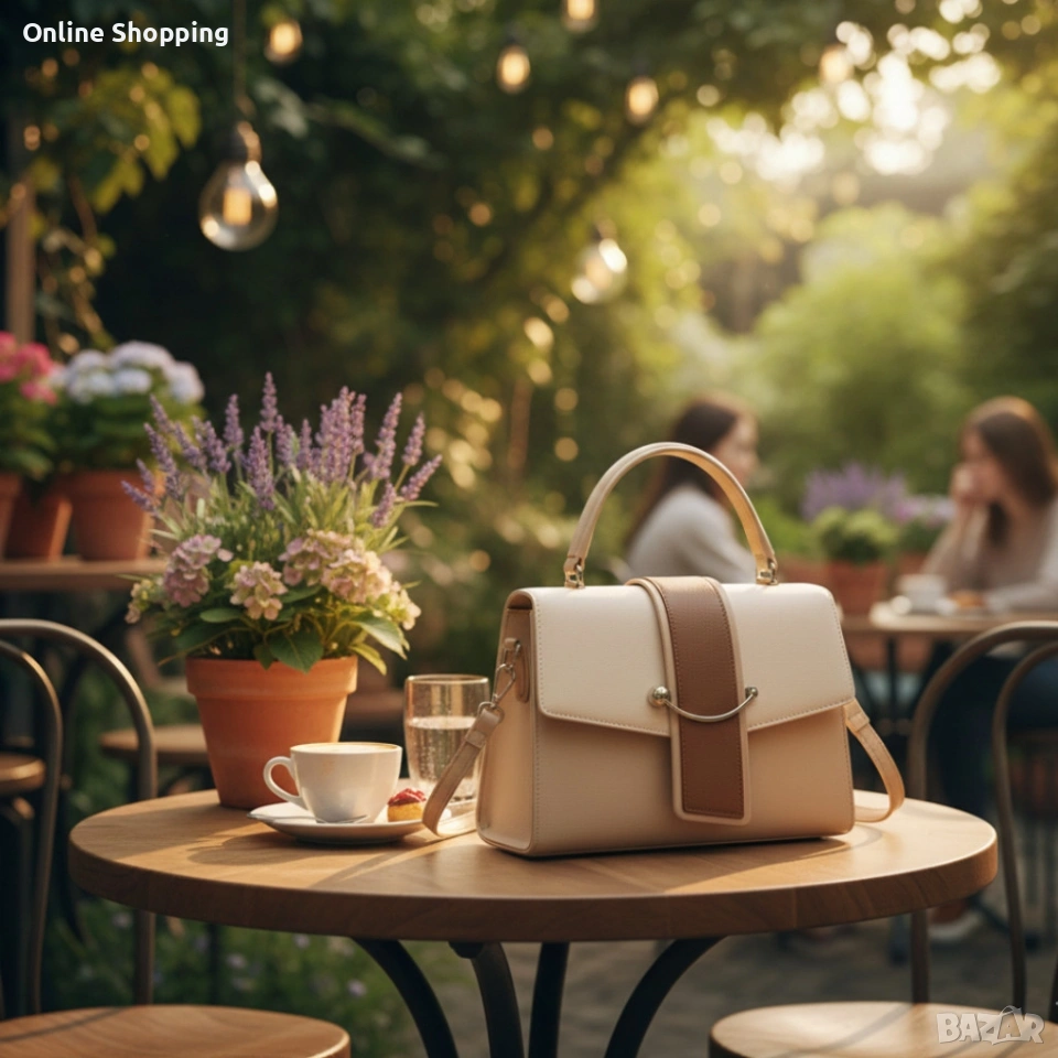 Елегантна дамска чанта в 7 цвята - компактна и стилна за всеки повод, снимка 1