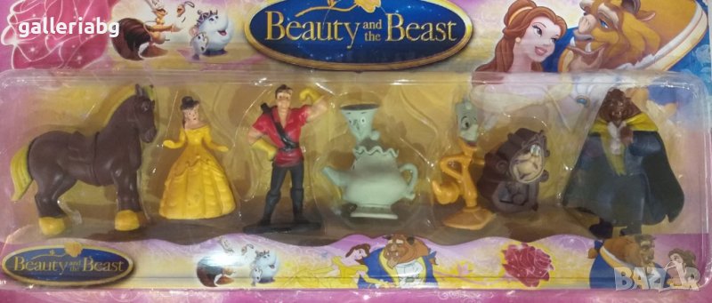  Комплект фигурки на Красавицата и звярът (Beauty and the Beast), снимка 1