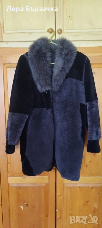 Дамско палто от агнешка кожа, снимка 1