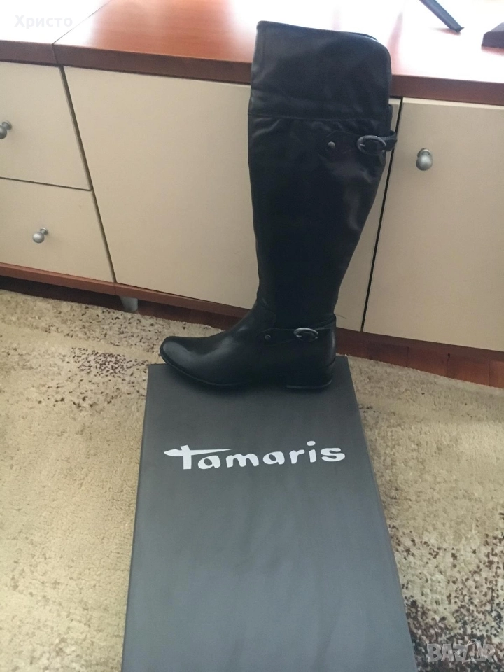 Дамски кожени ботуши , снимка 1