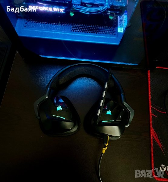 Безжични геймърски слушалки / Corsair VOID RGB ELITE, снимка 1