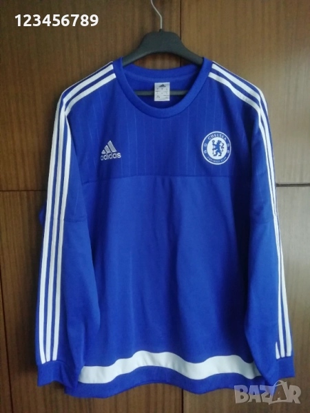 Chelsea Adidas нова оригинална блуза горнище Челси Адидас размер XL , снимка 1