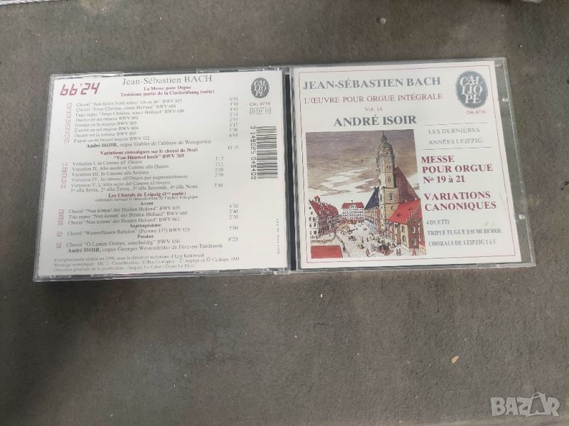  Продавам CD J.S. Bach Calliope cal. 9716, снимка 1