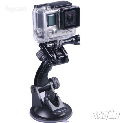 Вакуум стойка за кола/стъкло за екшън камери GoPro и др., снимка 1