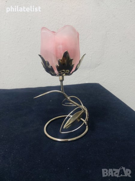 Свещник - Роза - Идеален подарък, снимка 1