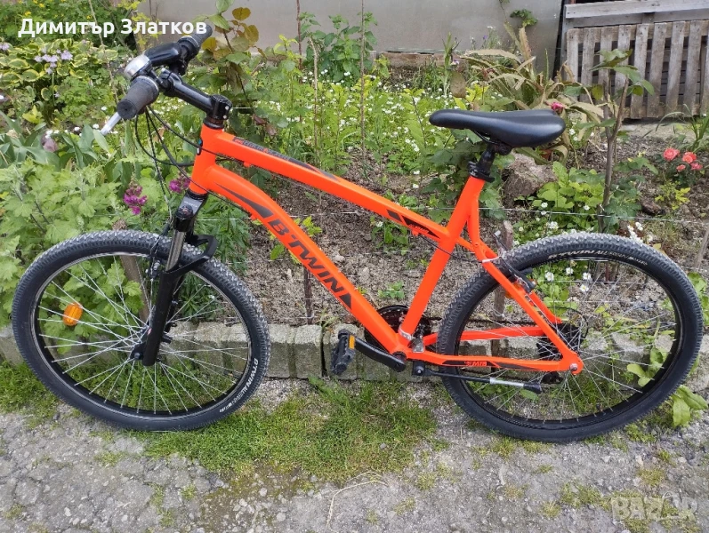 Алуминиев велосипед колело B-twin 26", снимка 1