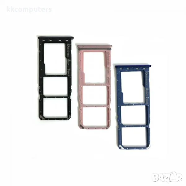 SIM / MicroSD държач /СИН/ за Samsung A20 / A205 Баркод : 114421, снимка 1