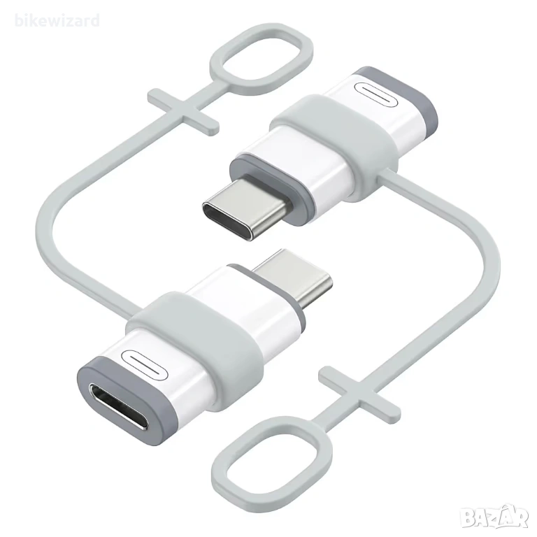 2 адаптера за микрофон Lightning към USB-C за iPhone и iPad НОВИ, снимка 1
