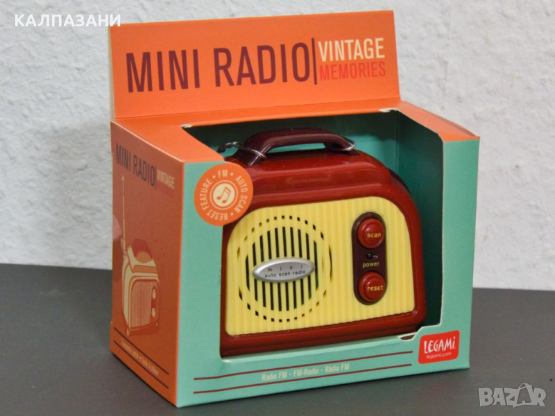 LEGAMI VINTAGE МИНИ РАДИО FM0001, снимка 1