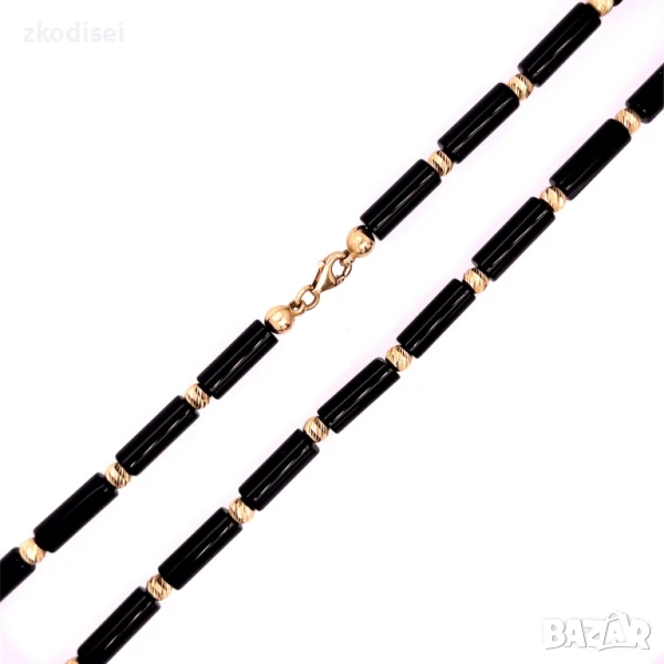 Златен синджир с конец 27,48гр. 66,0см. 14кр. проба:585 модел:32589-1, снимка 1