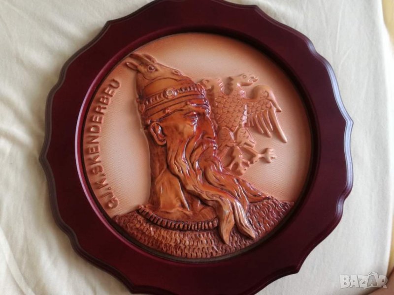 Сувенир от Албания с образа на Скендербег, снимка 1