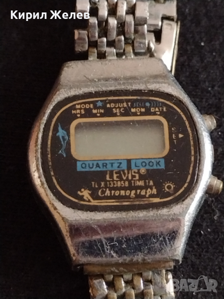 Ретро модел електронен часовник LEVI'S QUARTZ CHRONOGRAPH за колекционери - 26853, снимка 1