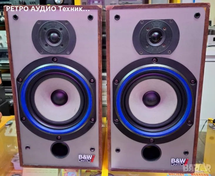 Двулентови тонколони B&W, отворен обем, преден бас-рефлекс, mod. DM110
 
, снимка 1