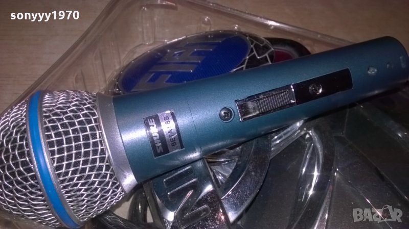 SHURE BETA SM58S-внос швеицария, снимка 1