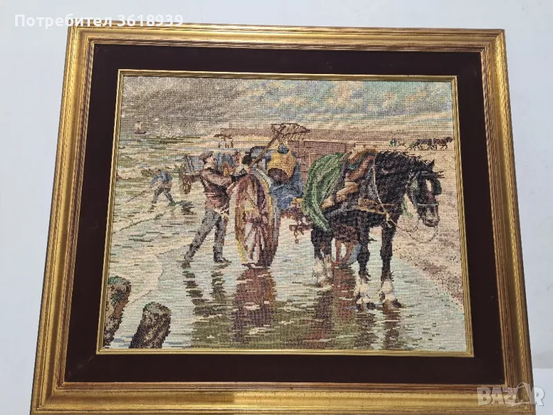 гоблен морски труд , снимка 1